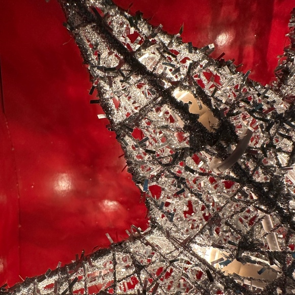 NWT Holiday Time Silver Star Light-Up Tree Topper - Picture 6 of 14